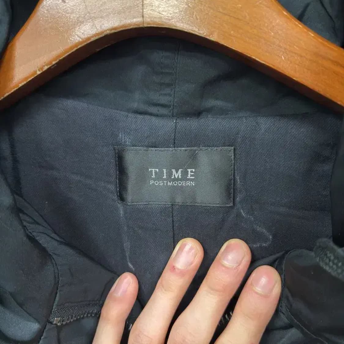 타임 한섬 캐주얼 롱 바람막이 코트 점퍼 105 A02282 상품이미지3