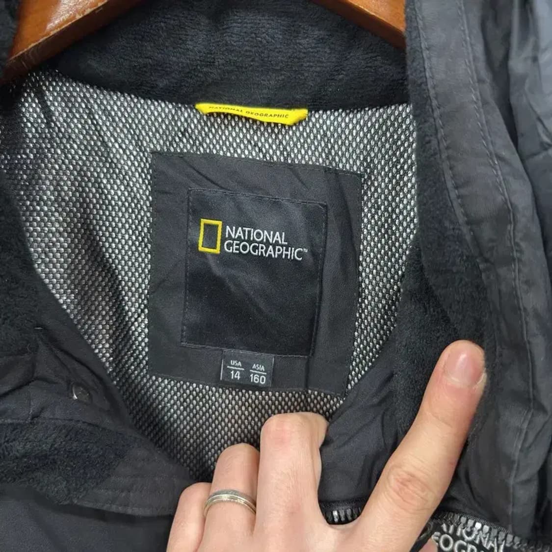 내셔널지오그래픽 와펜 거위털 구스다운 롱 패딩 점퍼 95 A02284 상품이미지3