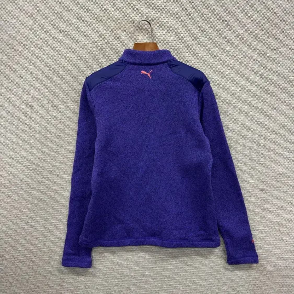 푸마 캐주얼 자수로고 약기모 반집업 긴팔티 L A02294 상품이미지2