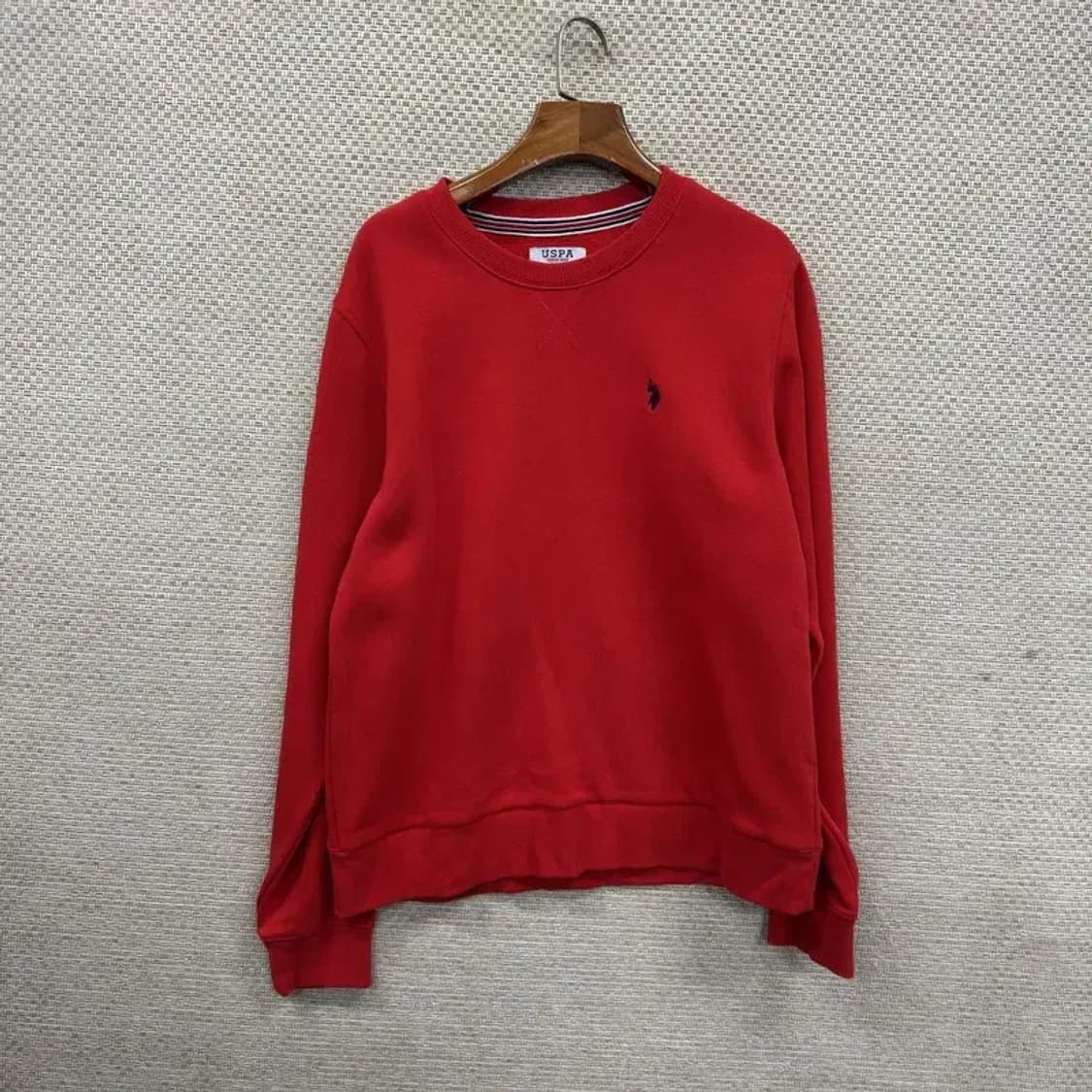 US폴로 캐주얼 자수로고 약기모 스웻셔츠 맨투맨 105 A02296 상품이미지1