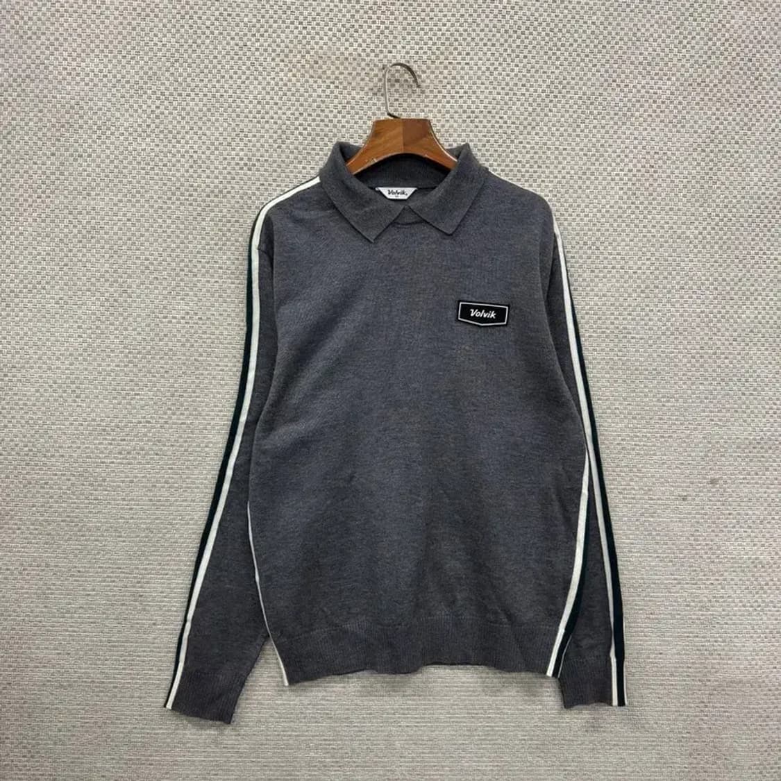 볼빅 골프 캐주얼 니트 긴팔카라티 100 A02300 상품이미지1