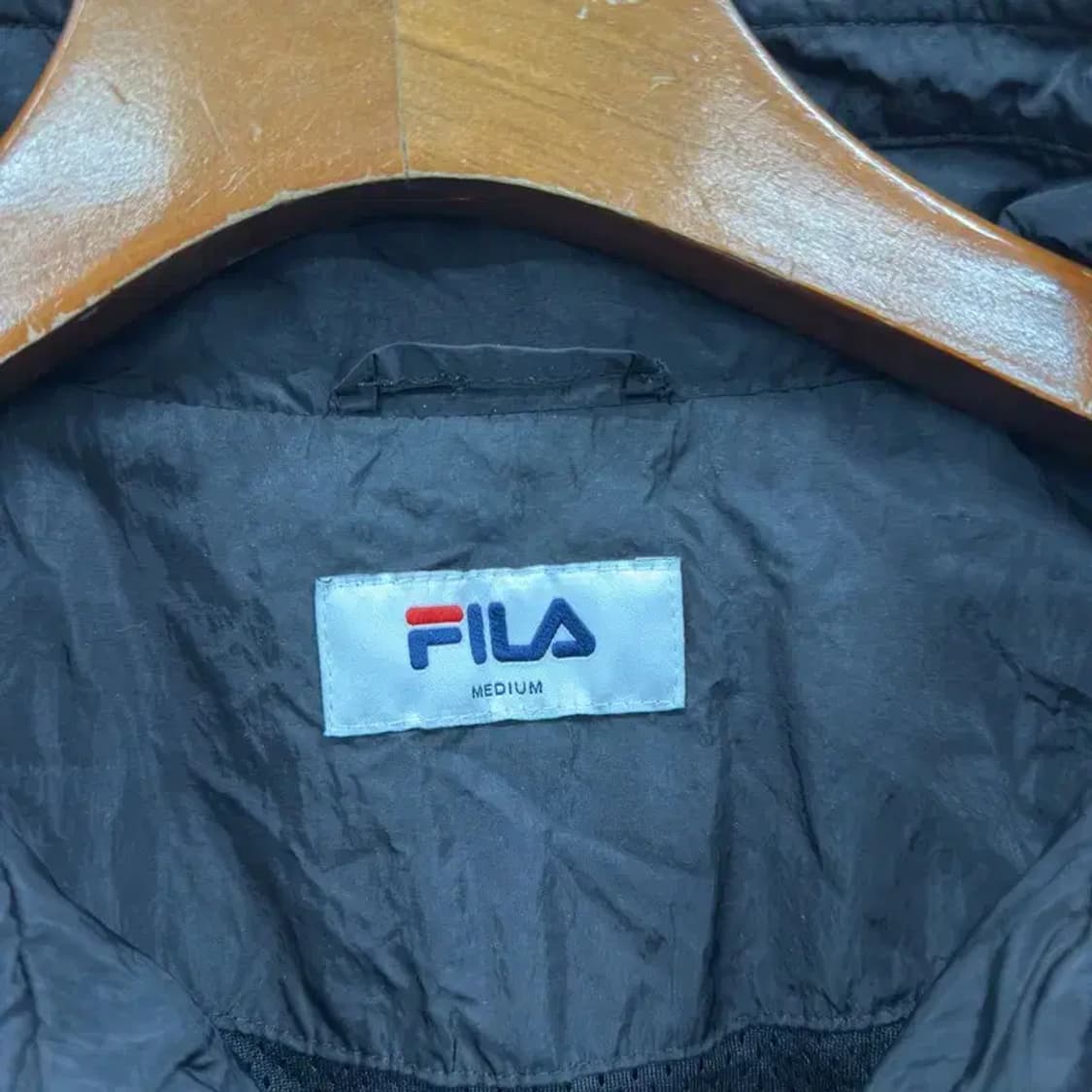 필라 캐주얼 센터로고 오버핏 아노락 반집업 바람막이 M A02286 상품이미지3