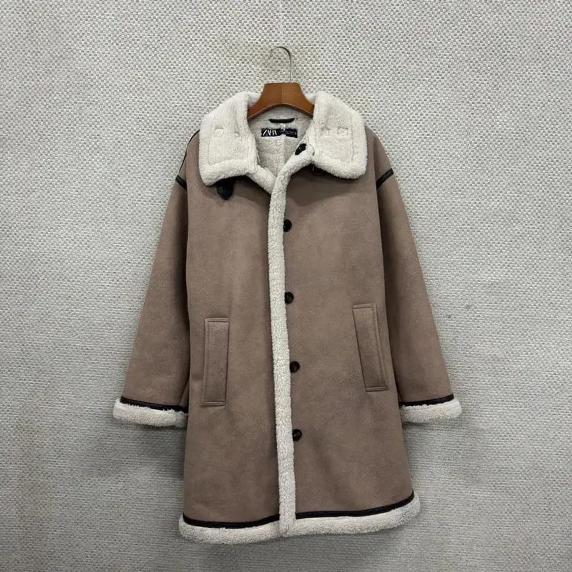 자라 ZARA 캐주얼 무스탕 코트 M A02288 상품이미지1