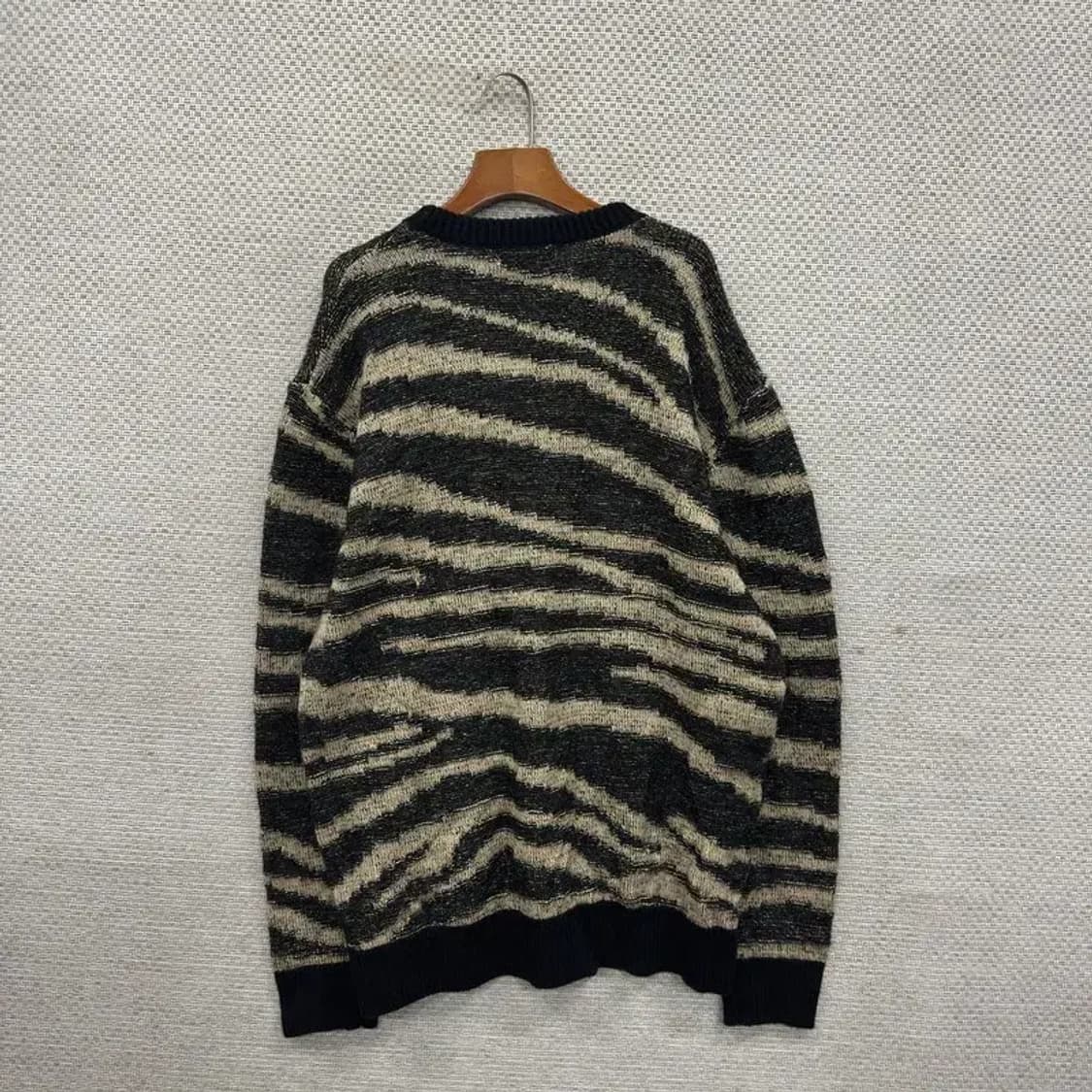 자라 ZARA 지브라 아크릴 니트 스웨터 XL A02310 상품이미지2