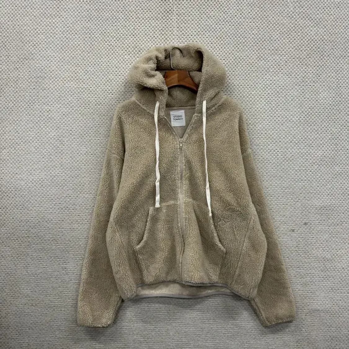 스튜디오톰보이 캐주얼 양털 플리스 후리스 후드집업 F A02307 상품이미지1