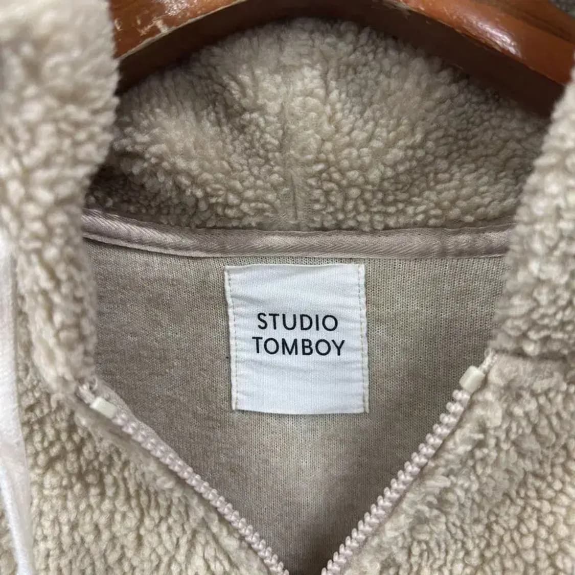 스튜디오톰보이 캐주얼 양털 플리스 후리스 후드집업 F A02307 상품이미지3