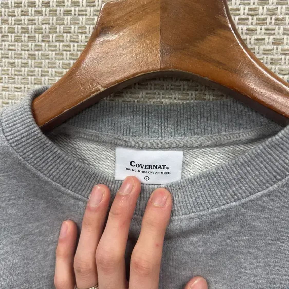 커버낫 캐주얼 빅로고 스웻셔츠 맨투맨 L A02363 상품이미지3