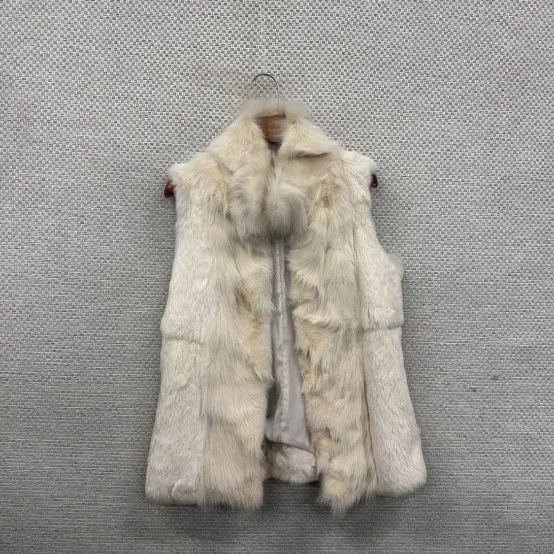 타임 한섬 토끼 여우퍼 털 조끼 베스트 82 A02366 상품이미지1