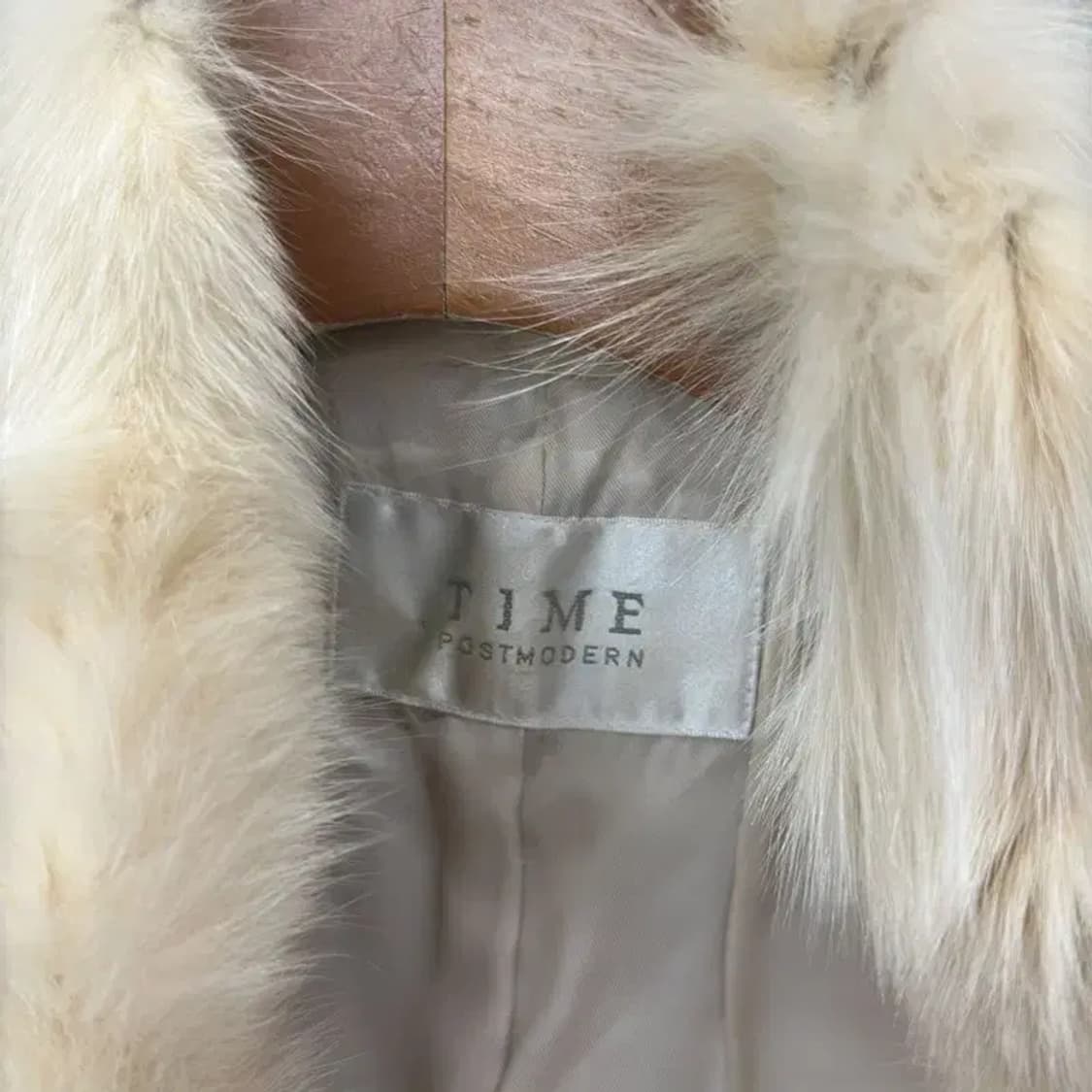 타임 한섬 토끼 여우퍼 털 조끼 베스트 82 A02366 상품이미지3