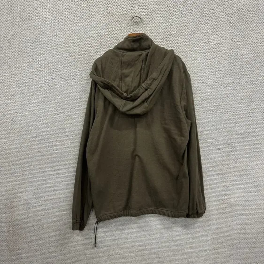 자라 ZARA 오버핏 카키 반집업 후드티 S A02370 상품이미지2