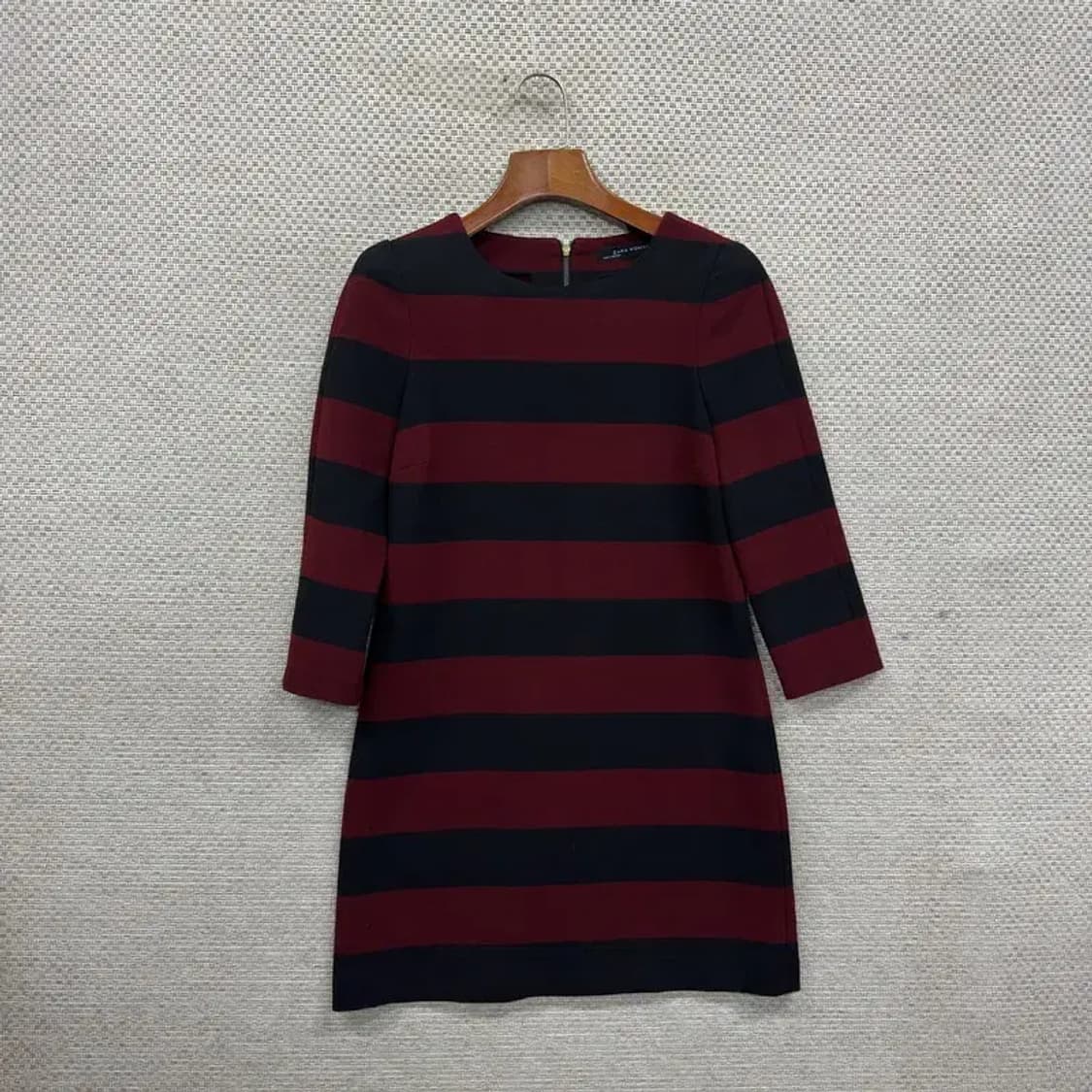 자라 ZARA 캐주얼 단가라 원피스 XS A02371 상품이미지1