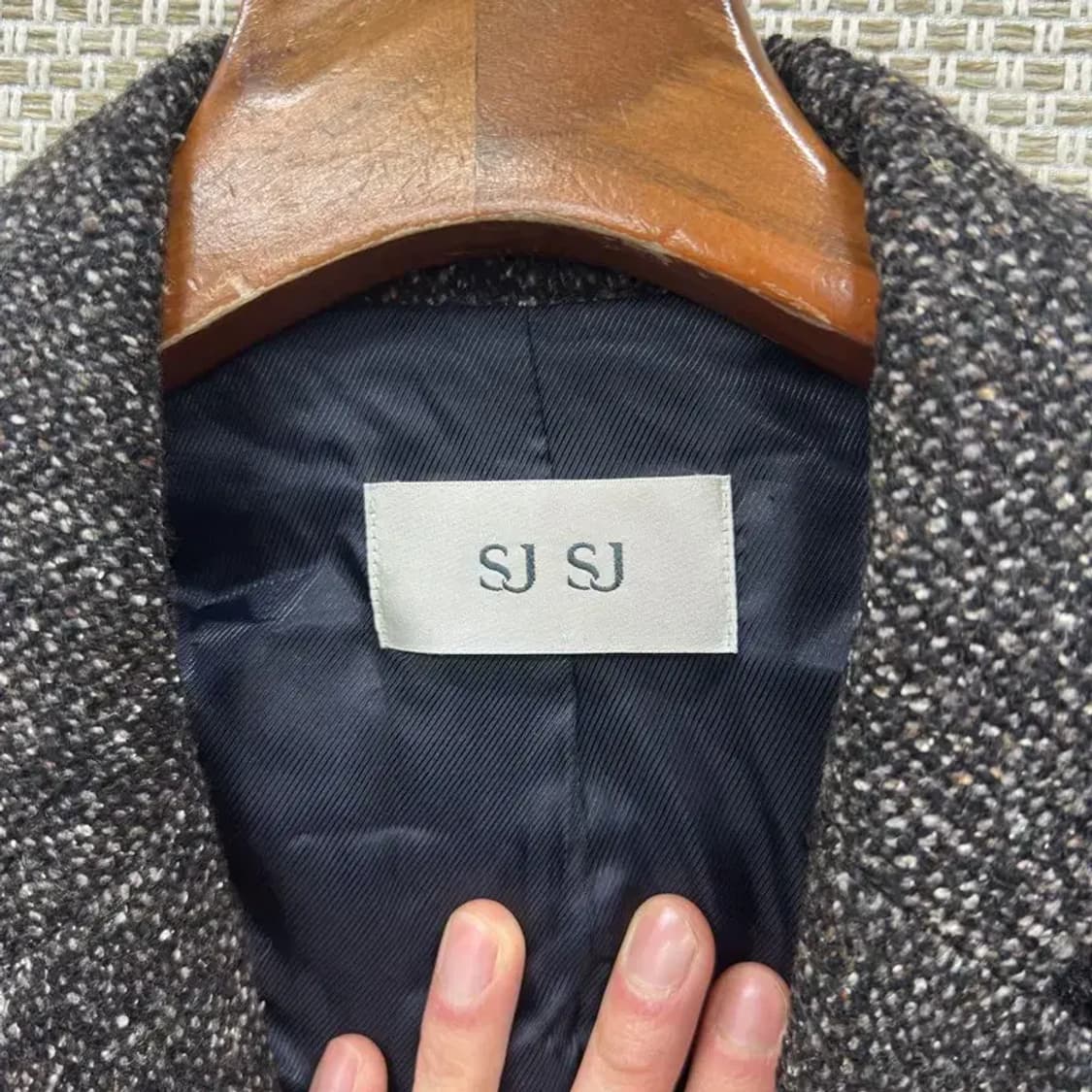 SJSJ 한섬 캐주얼 울 코트 자켓 76 A02374 상품이미지3