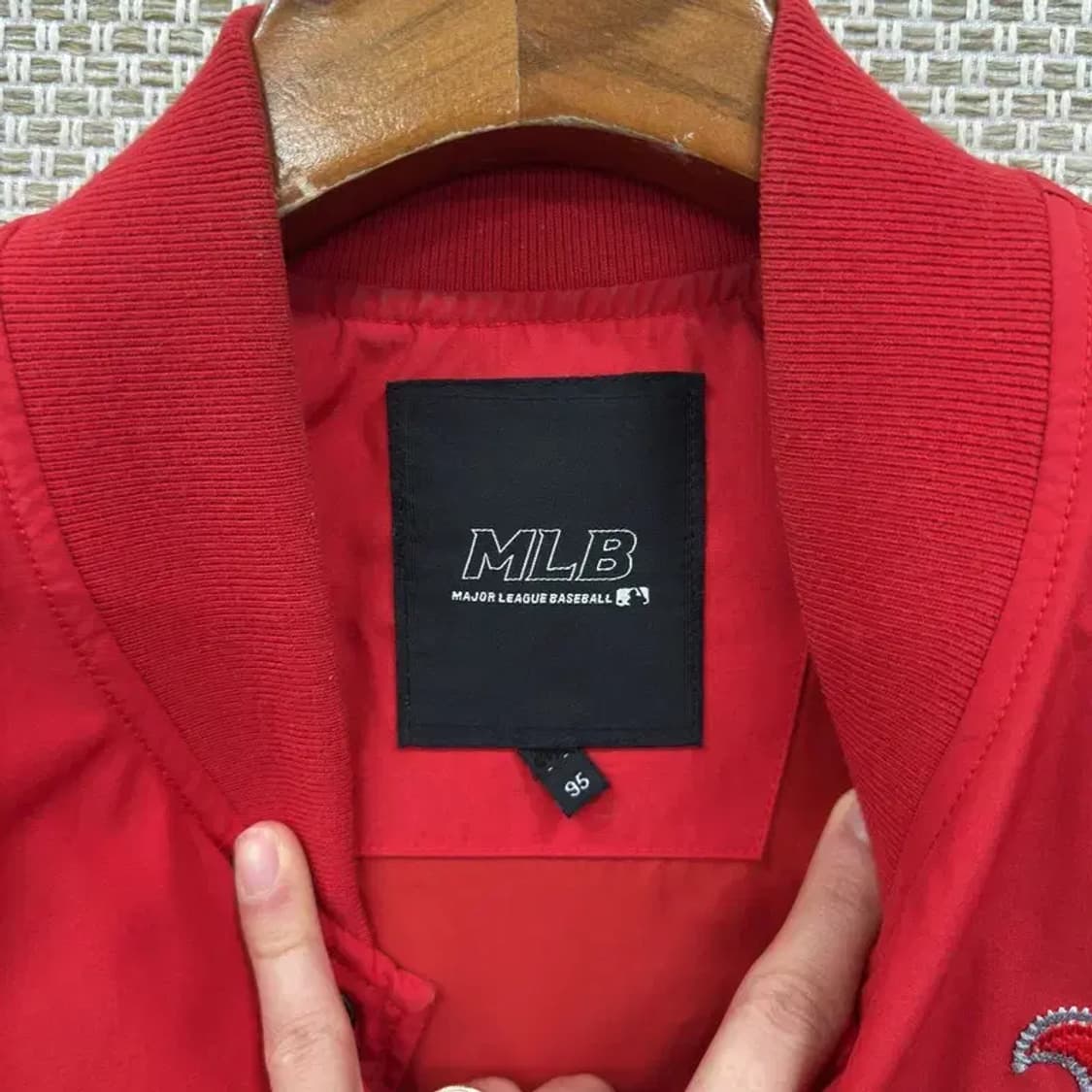 MLB 보스턴 레드삭스 바시티자켓 야구잠바 95 A02382 상품이미지3