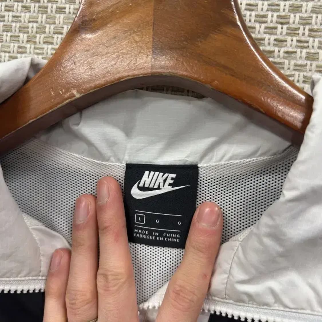 나이키 올드스쿨 숏 윈드브레이커 바람막이 자켓 L A02385 상품이미지3