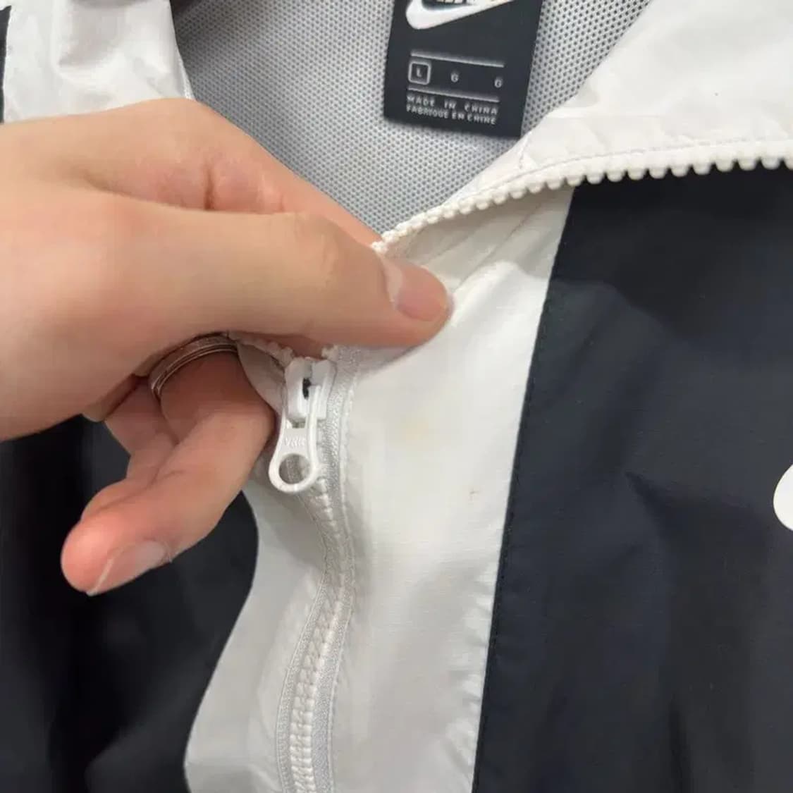 나이키 올드스쿨 숏 윈드브레이커 바람막이 자켓 L A02385 상품이미지6