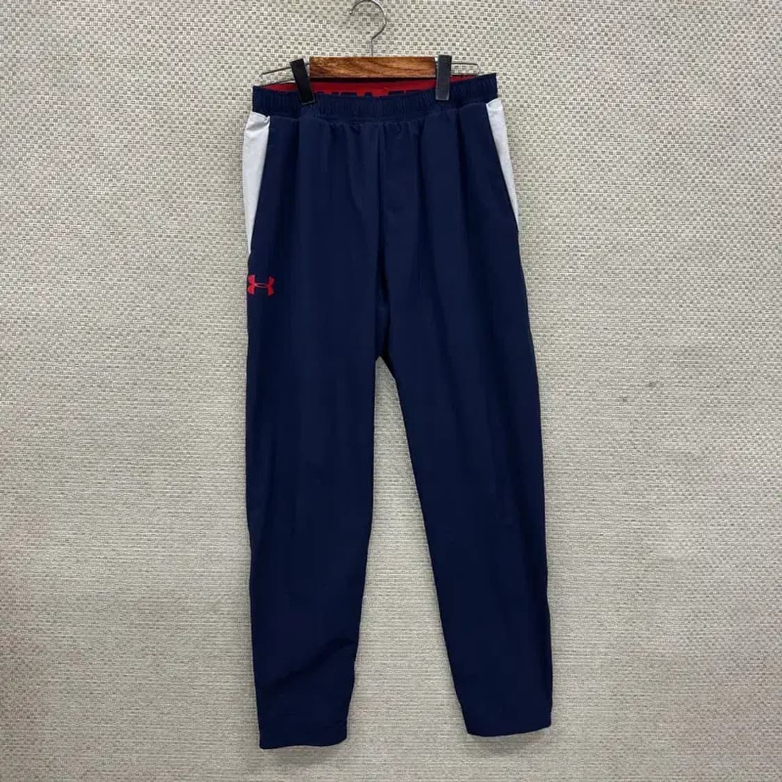 언더아머 프린팅로고 우븐 츄리닝바지 M A02393 상품이미지1