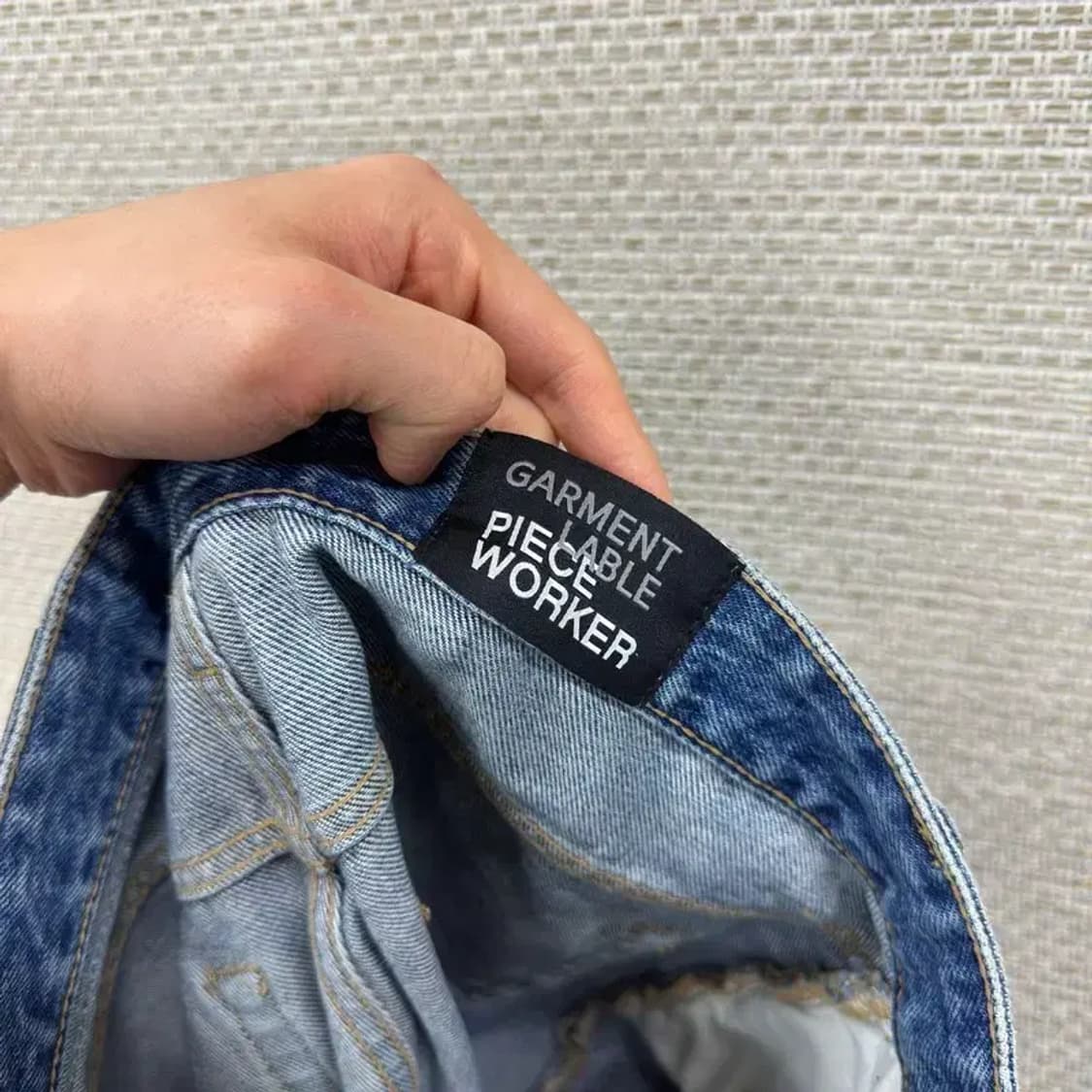 가먼트레이블 피스워커 캐주얼 데님 청바지 L A02396 상품이미지4