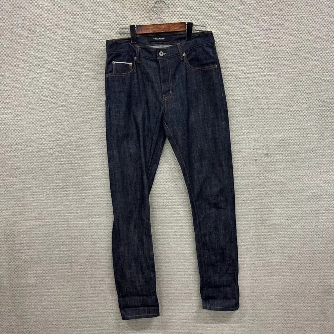 소버먼트 생지 셀비지 데님 청바지 L A02397 상품이미지1
