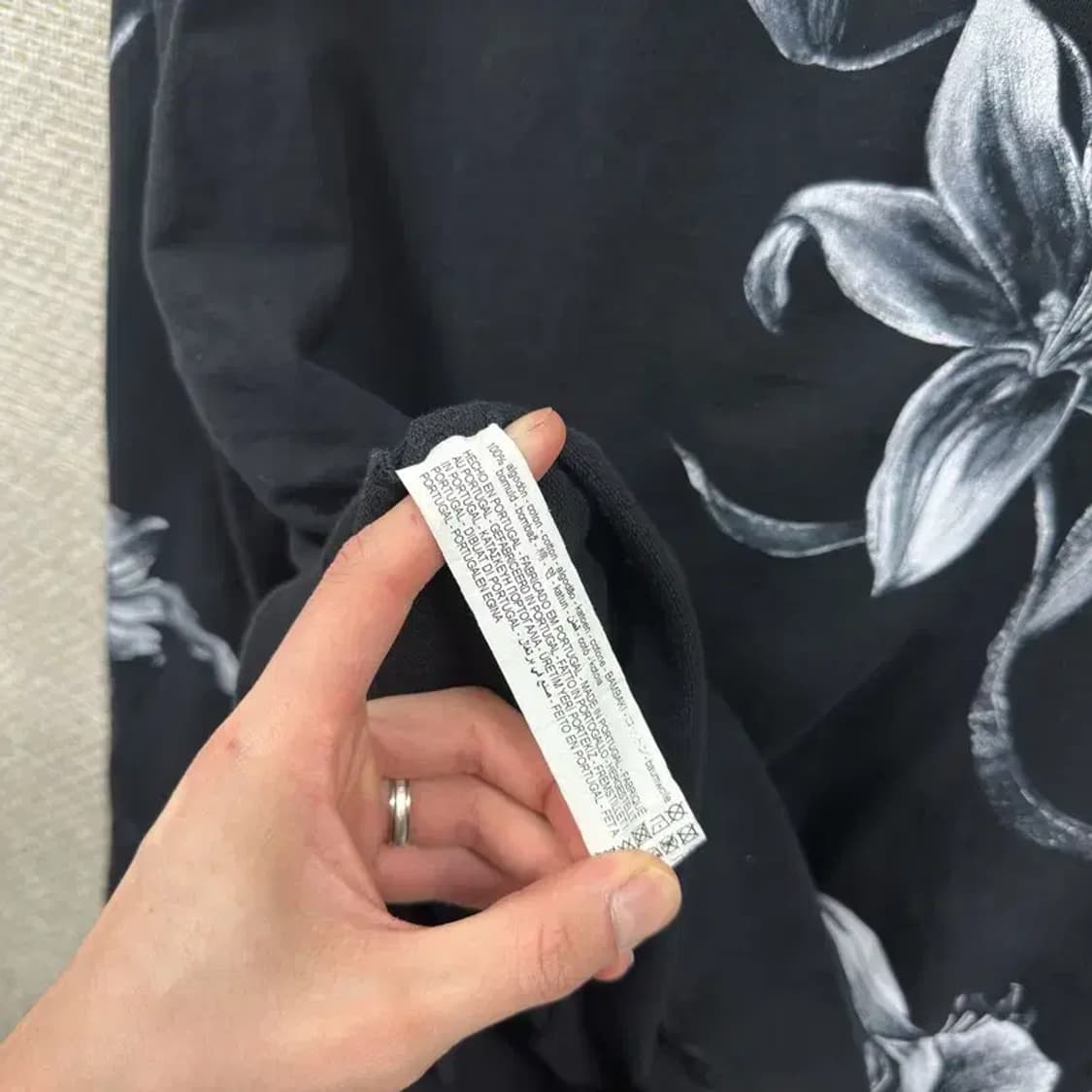 자라 ZARA 플라워패턴 스웻셔츠 맨투맨 L A02372 상품이미지4