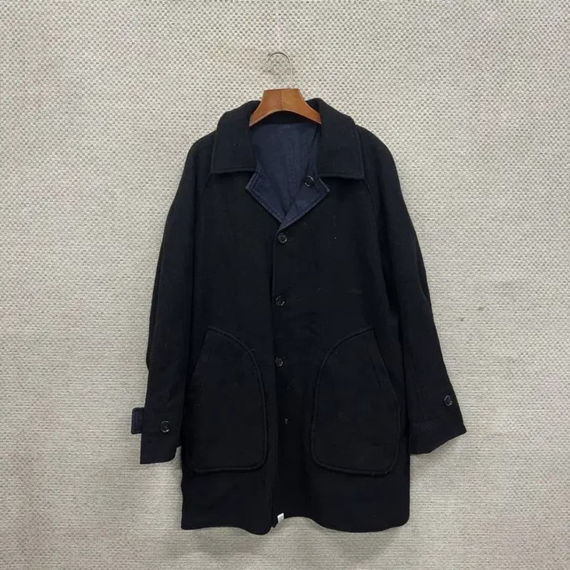 디스이즈네버댓 빈티지 리버시블 울 코트 자켓 M A02368 상품이미지1