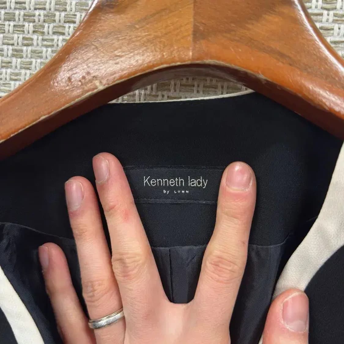 케네스레이디 캐주얼 하객룩 블레이저 자켓 85 A02391 상품이미지3