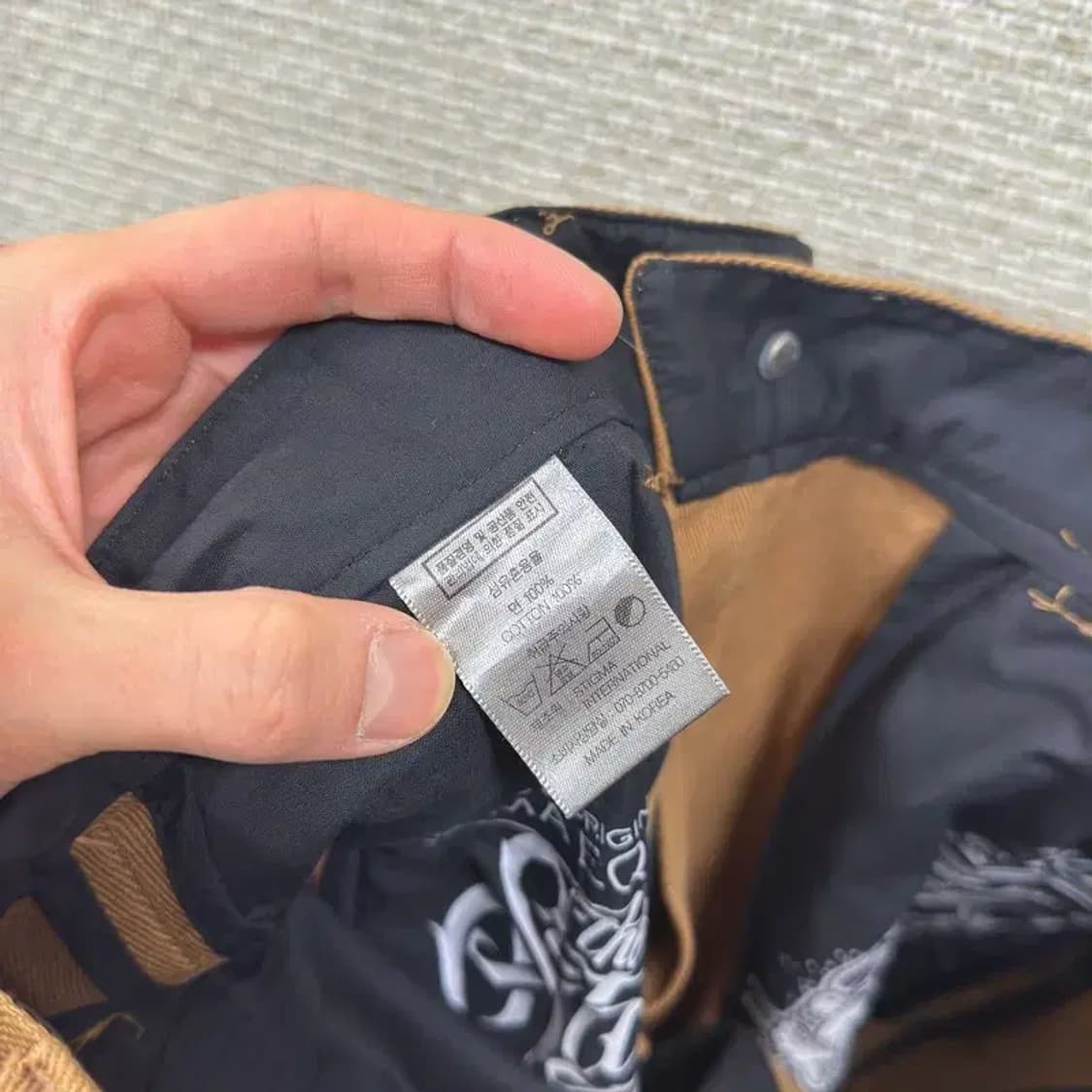 스티그마 스트릿 코튼팬츠 면바지 32인치 A02401 상품이미지5