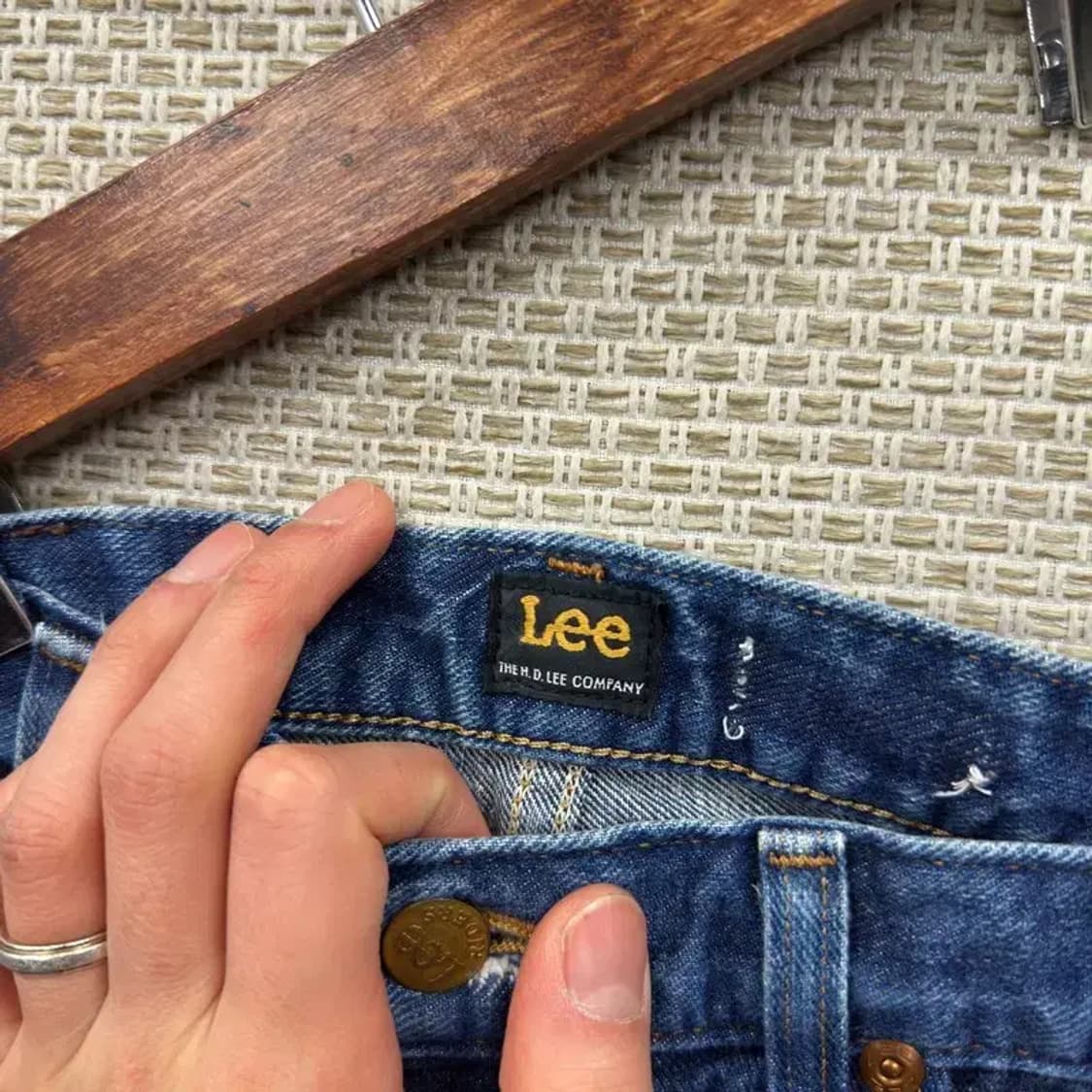 리 LEE 올드스쿨 데님 청바지 S A02399 상품이미지4