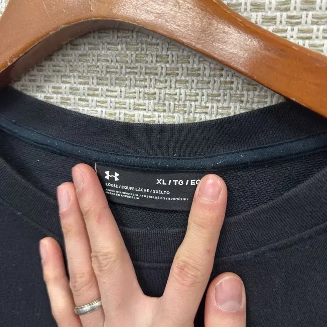 언더아머 프린팅로고 스웻셔츠 맨투맨 XL A02373 상품이미지3