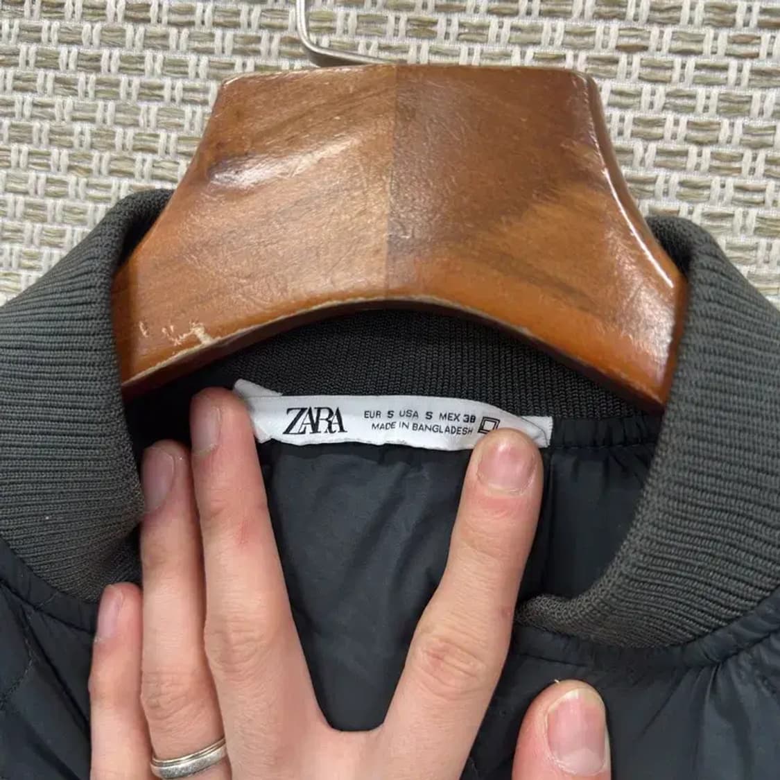 자라 ZARA 캐주얼 퀄팅 자켓 S A02377 상품이미지3