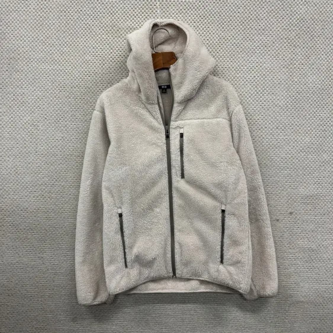 유니클로 캐주얼 양털 플리스 후리스 후드집업 M A02378 상품이미지1