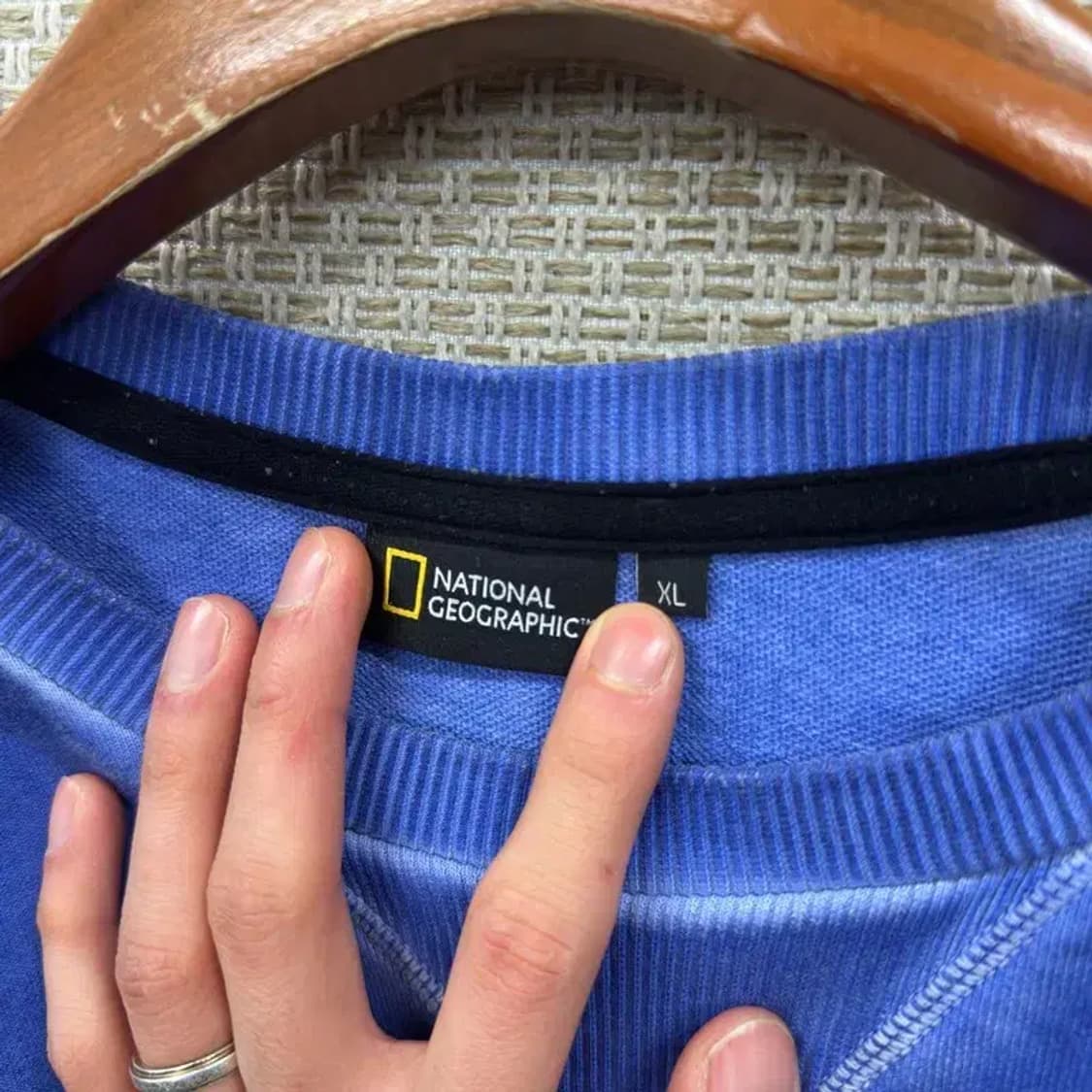 내셔널지오그래픽 아웃도어 피그먼트 스웻셔츠 맨투맨 XL A02389 상품이미지3