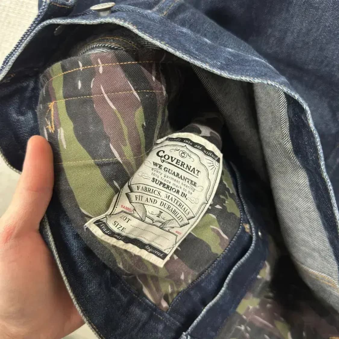 커버낫 캐주얼 데님 청자켓 M A02379 상품이미지4