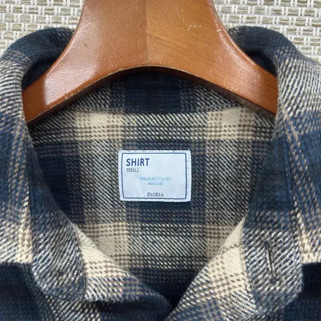 지오지아 캐주얼 플란넬 긴팔 셔츠 105 A02442 상품이미지3