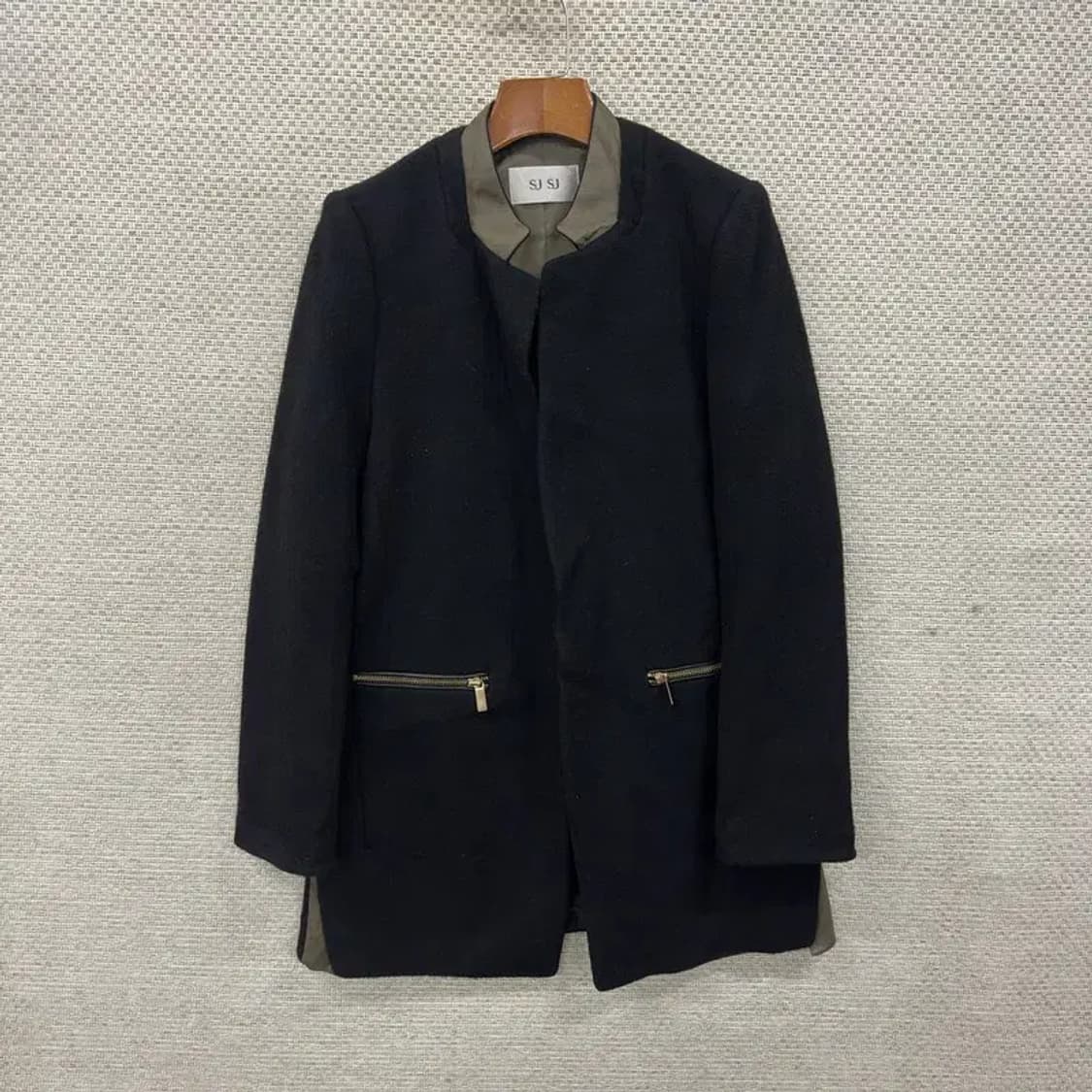 SJSJ 한섬 캐주얼 울 코트 자켓 82 A02443 상품이미지1