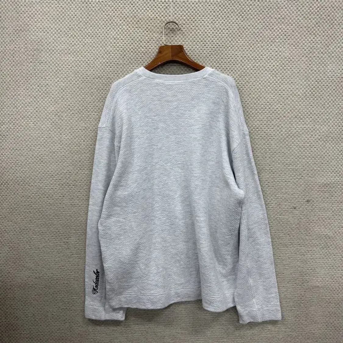 코닥 캐주얼 자수로고 와플 슬리브 맨투맨 XL A02445 상품이미지2