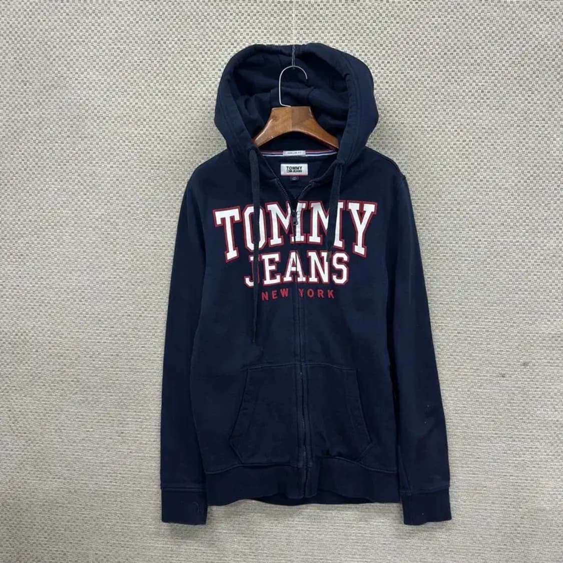 타미진 캐주얼 프린팅로고 Y2K 후드집업 S A02452 상품이미지1