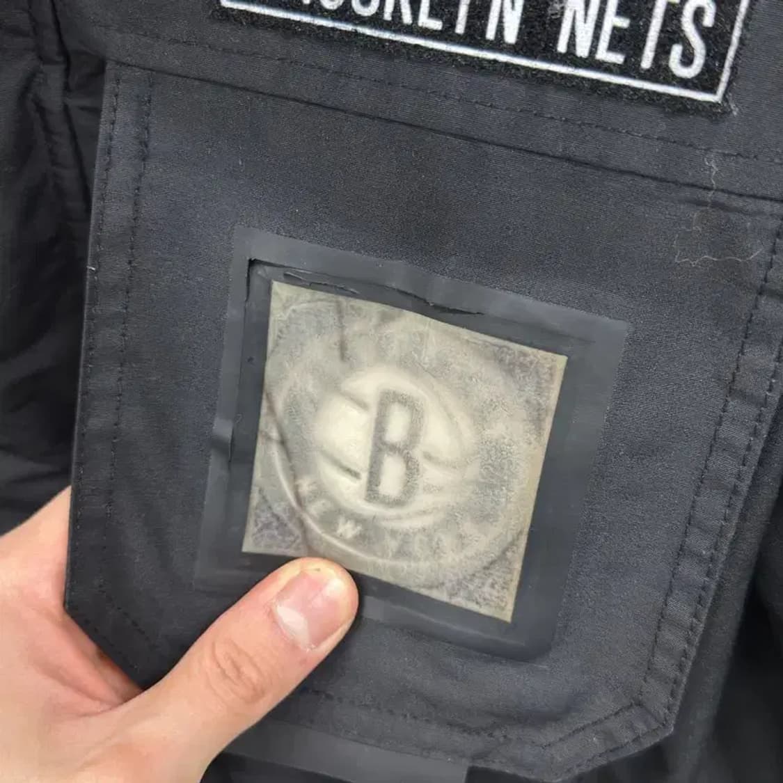 NBA 브루클린 너구리퍼 거위털 구스다운 패딩 점퍼 L A02460 상품이미지5