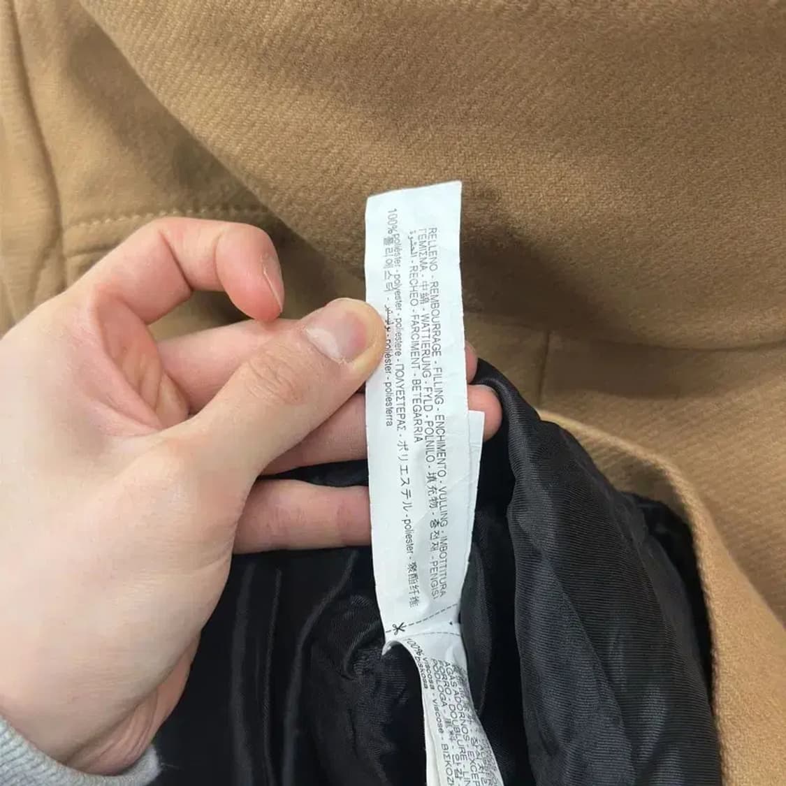 자라 ZARA 캐주얼 떡볶이 코트 자켓 S A02450 상품이미지4