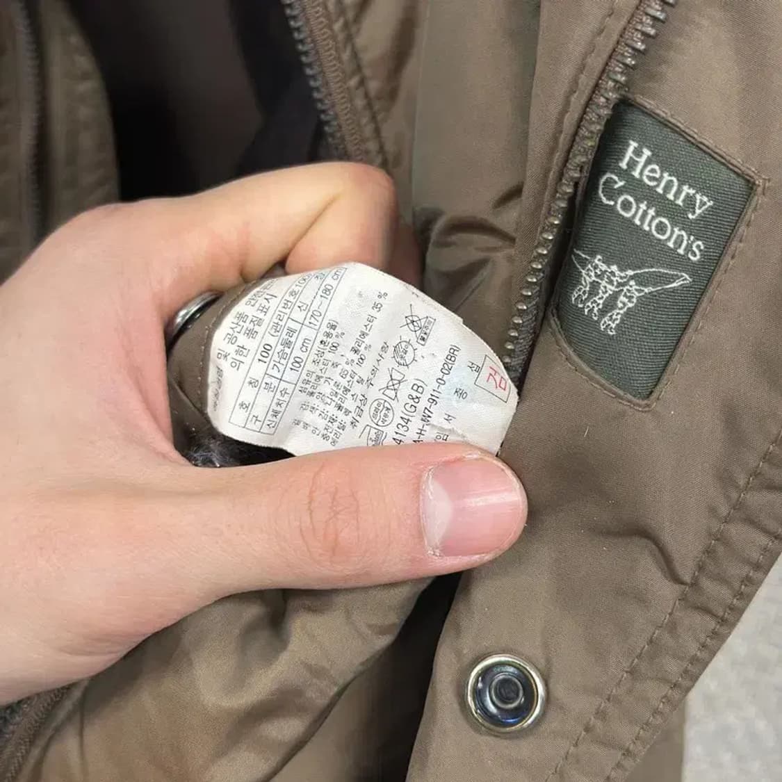 헨리코튼 올드스쿨 렉스퍼 바람막이 점퍼 100 A02451 상품이미지4