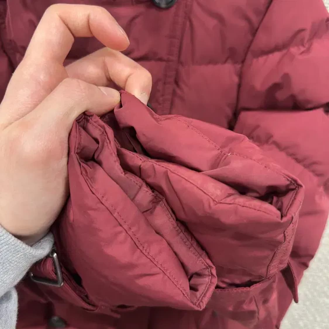 헤지스 캐주얼 거위털 구스다운 롱 패딩 점퍼 95 A02469 상품이미지6