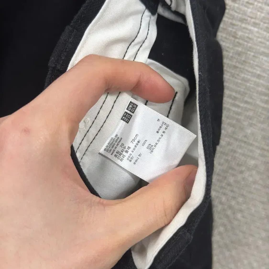 유니클로 U 르메르 코튼팬츠 면바지 79 A02478 상품이미지4