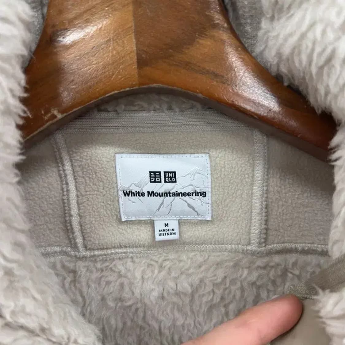 유니클로 화이트마운티니어링 양털 플리스 후리스 M A02468 상품이미지3