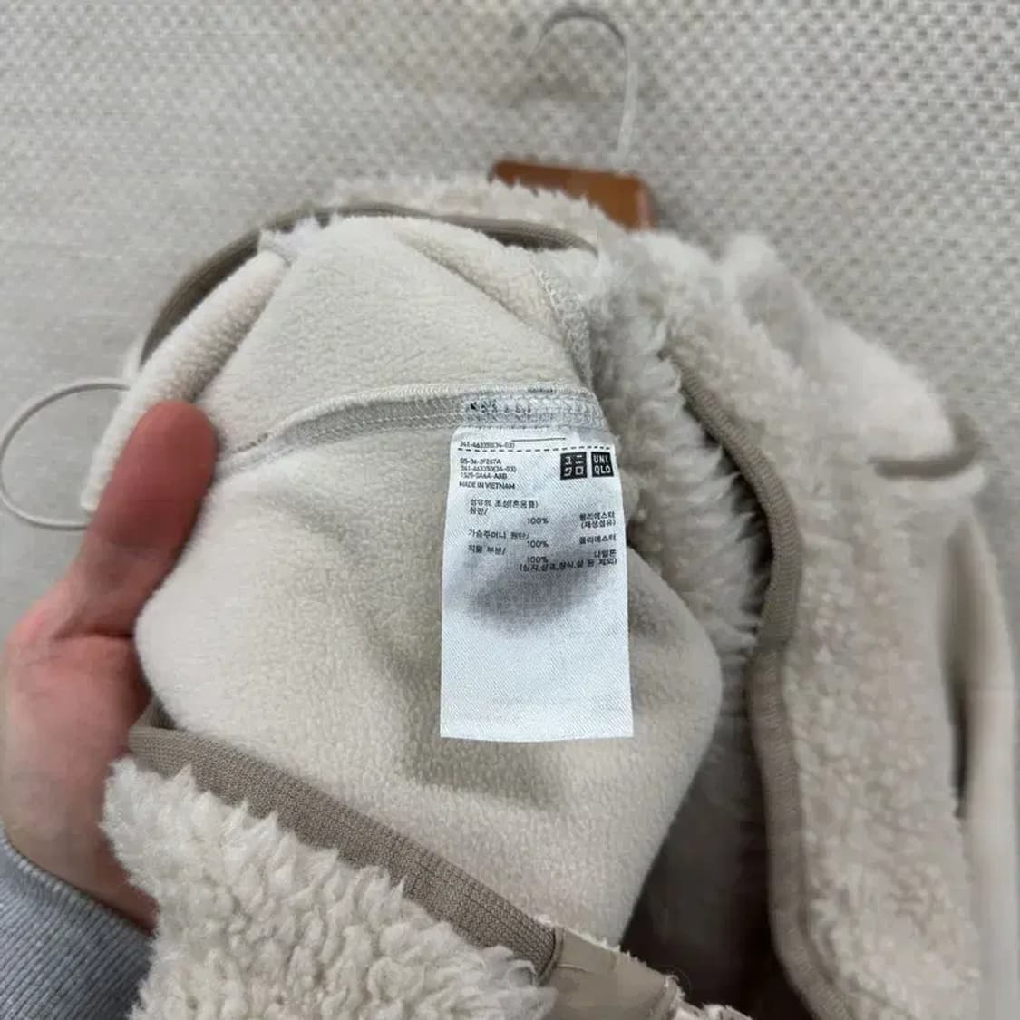 유니클로 화이트마운티니어링 양털 플리스 후리스 M A02468 상품이미지4
