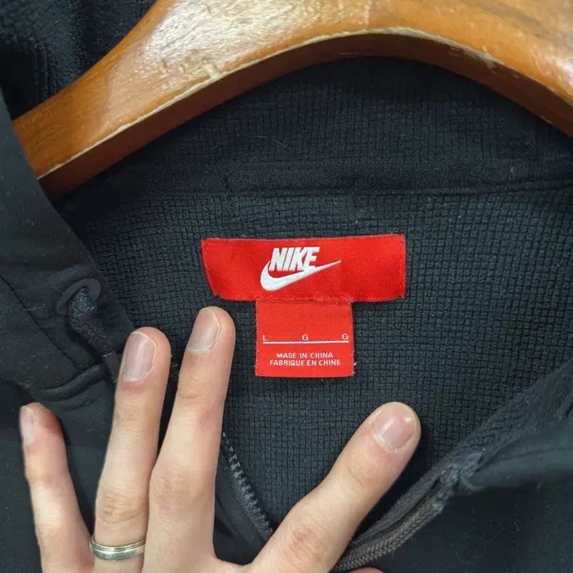 나이키 프린팅로고 약기모 트랙탑 져지 후드점퍼 90 A02457 상품이미지3