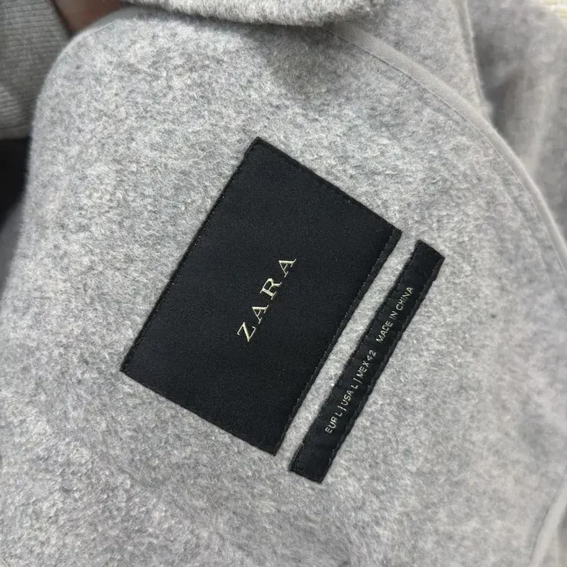 자라 ZARA 캐주얼 모직 코트 자켓 L A02467 상품이미지3