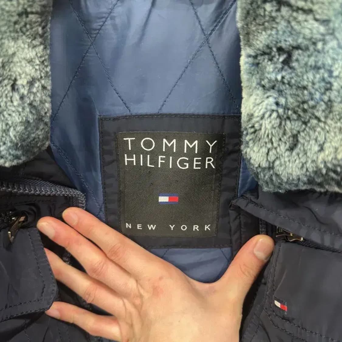 타미힐피거 캐주얼 퍼카라 누빔 항공점퍼 105 A02524 상품이미지3