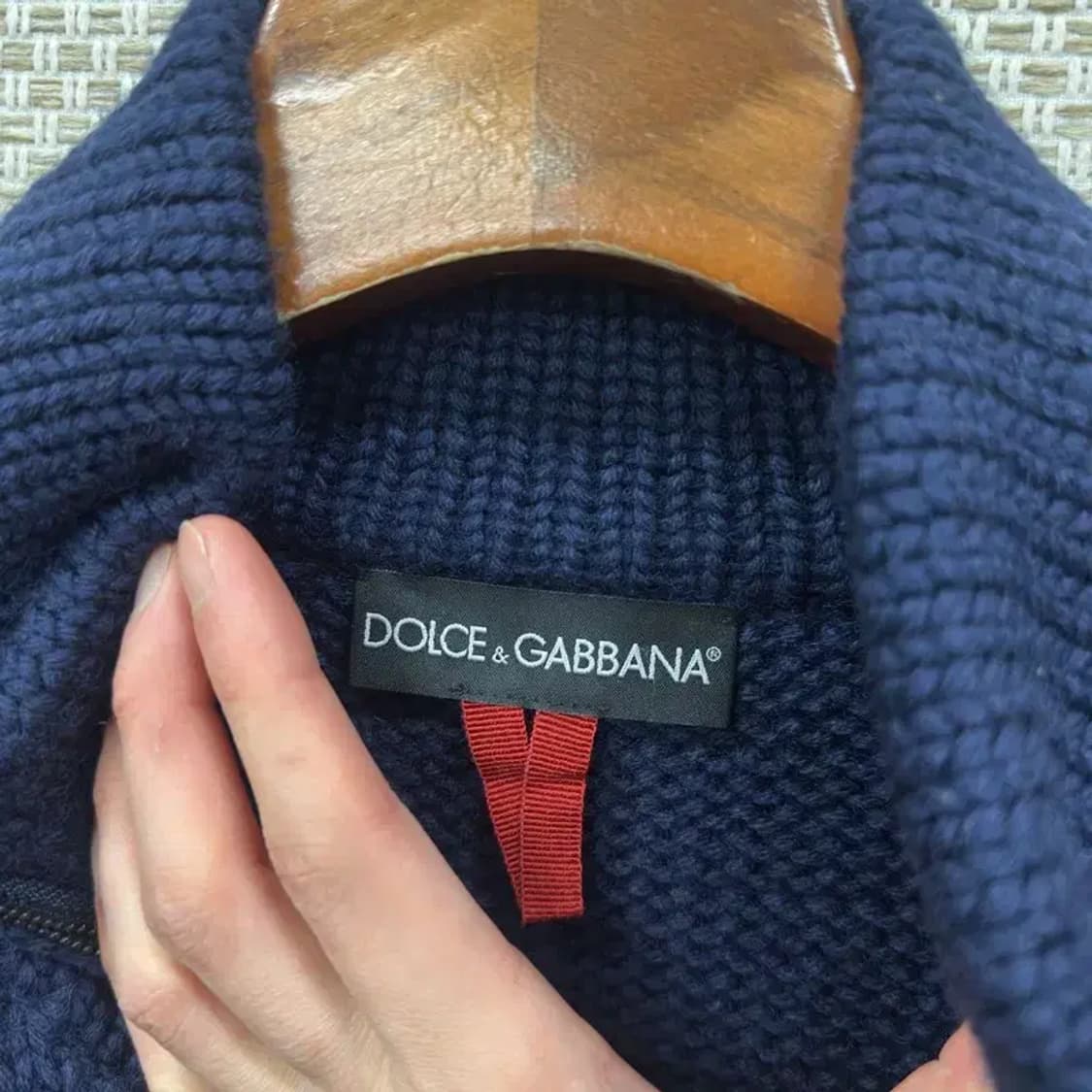 돌체앤가바나 정품 캐주얼 울 니트 집업 가디건 100 A02525 상품이미지3