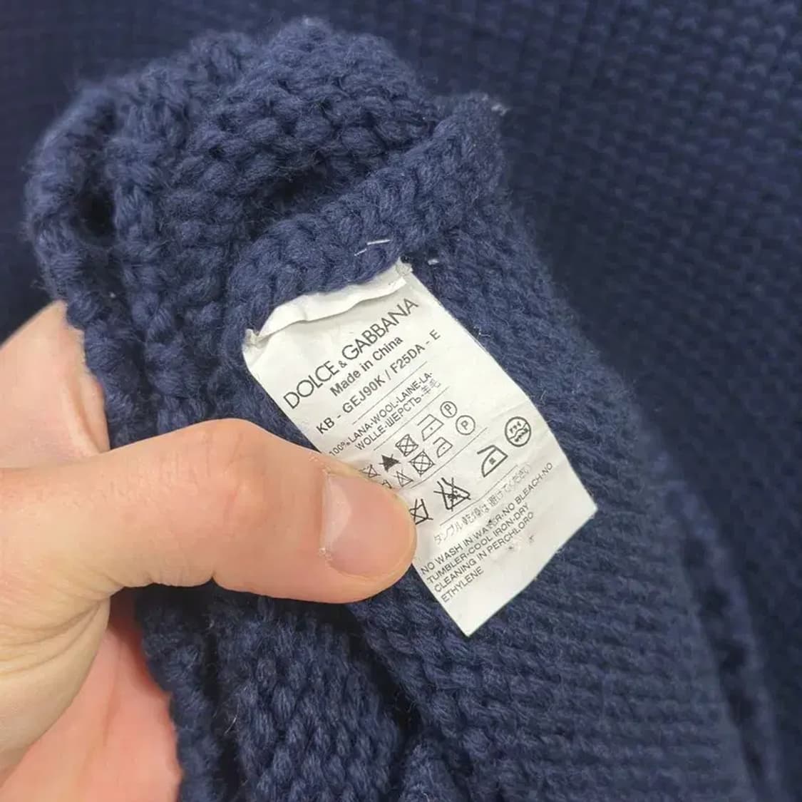 돌체앤가바나 정품 캐주얼 울 니트 집업 가디건 100 A02525 상품이미지4