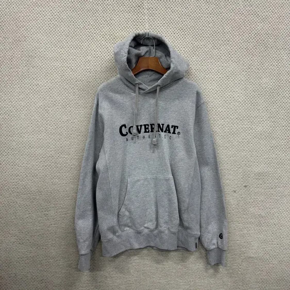 커버낫 캐주얼 자수로고 후드티 S A02527 상품이미지1