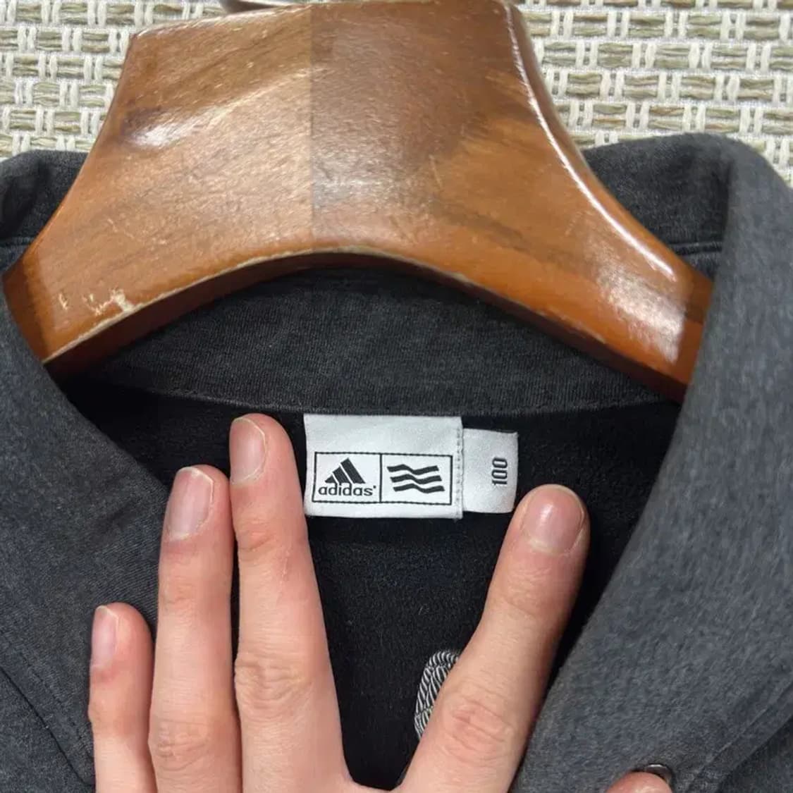 아디다스 골프 캐주얼 자수로고 긴팔카라티 100 A02534 상품이미지3